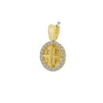 Κωνσταντινάτο Γυναικείο 9 Καρατίων Δύο Όψεων (1,3 εκ διάμετρος)